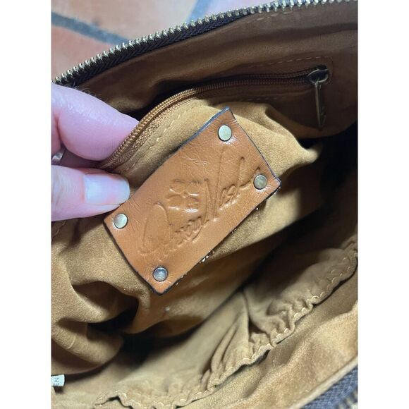 Patricia Nash Salina Crossbody Leather Bag Purse Vintage Distressed Collection - Picture 5 of 16